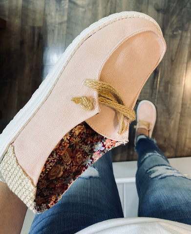 Blush Beach Slip On Shoes