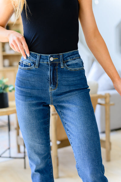 Judy Blue Cool Non-Distressed Boyfriend Jeans