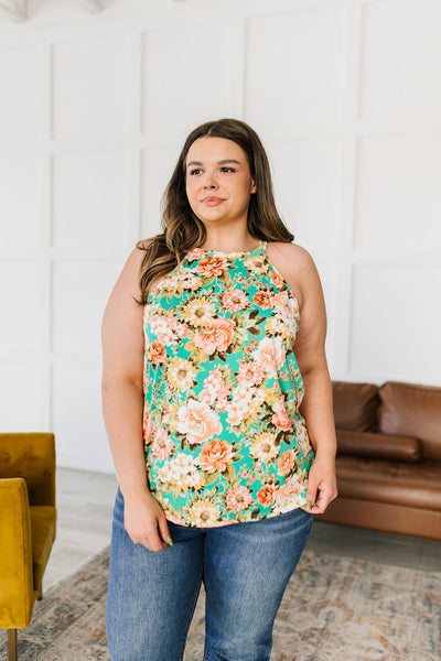 Floral Halter Top