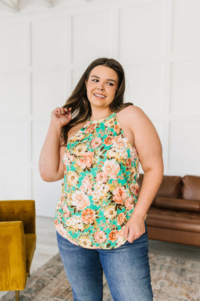 Floral Halter Top