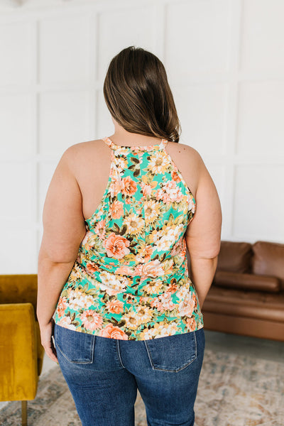 Floral Halter Top