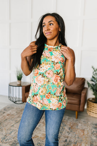 Floral Halter Top