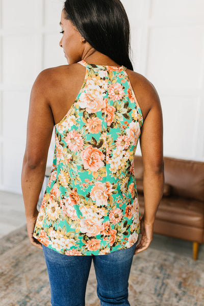 Floral Halter Top