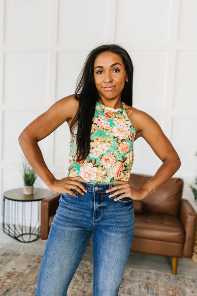 Floral Halter Top