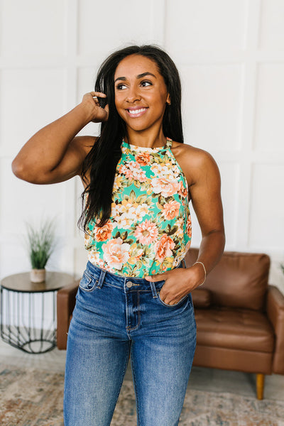 Floral Halter Top