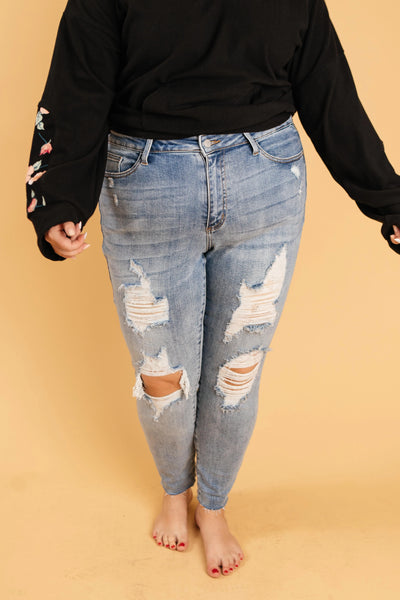 Old Is New Distressed Jeans