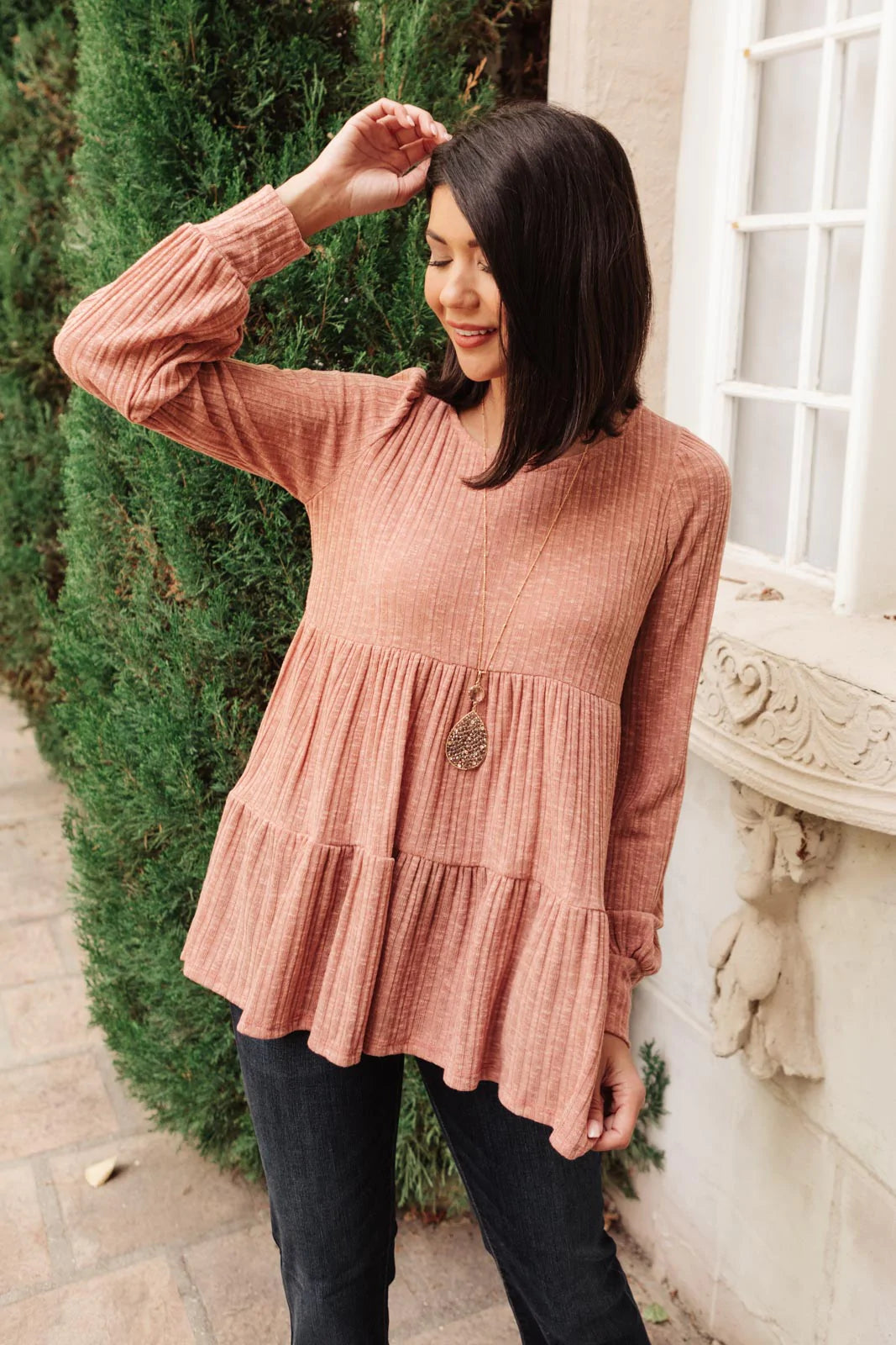 Pink Pathways Top